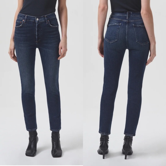 Agolde Nico high rise slim fit jeans - Picture 1 of 11
